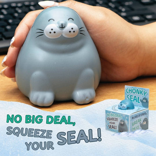 Chonky Seal Toy, Cute Squishy Stress Toy