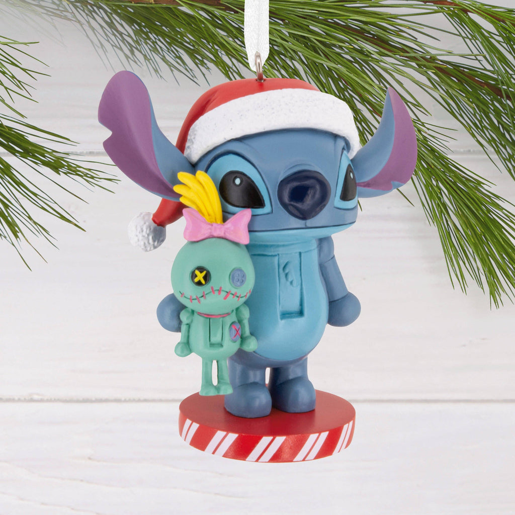 Nutcracker Ornament - Disney Lilo & Stitch, Stitch & Scrump