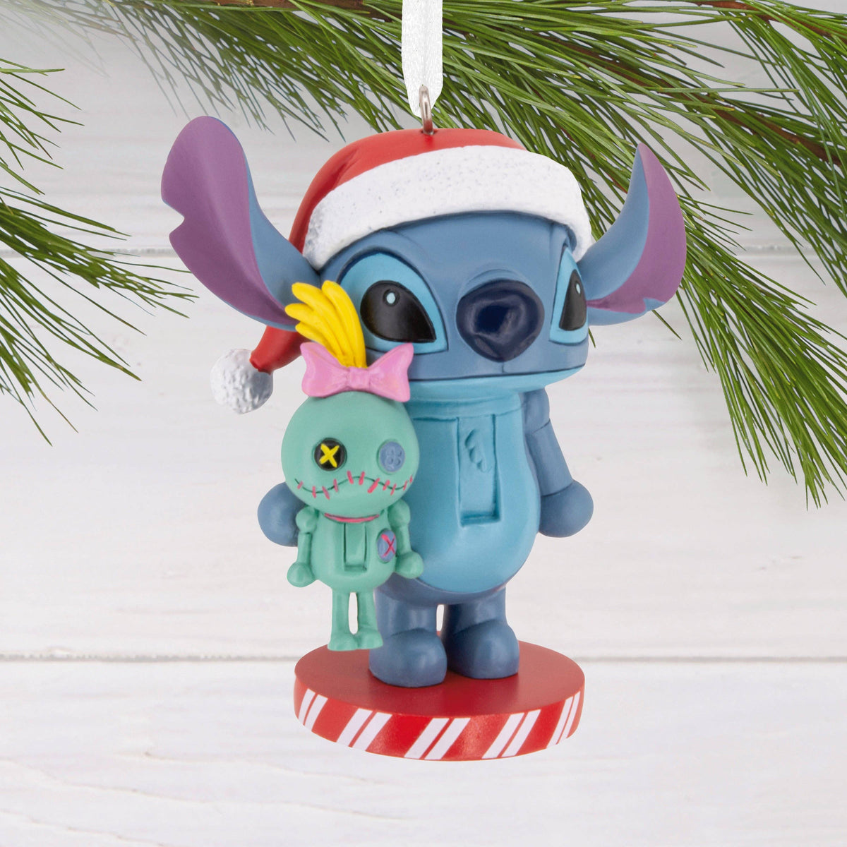 Nutcracker Ornament - Disney Lilo & Stitch, Stitch & Scrump