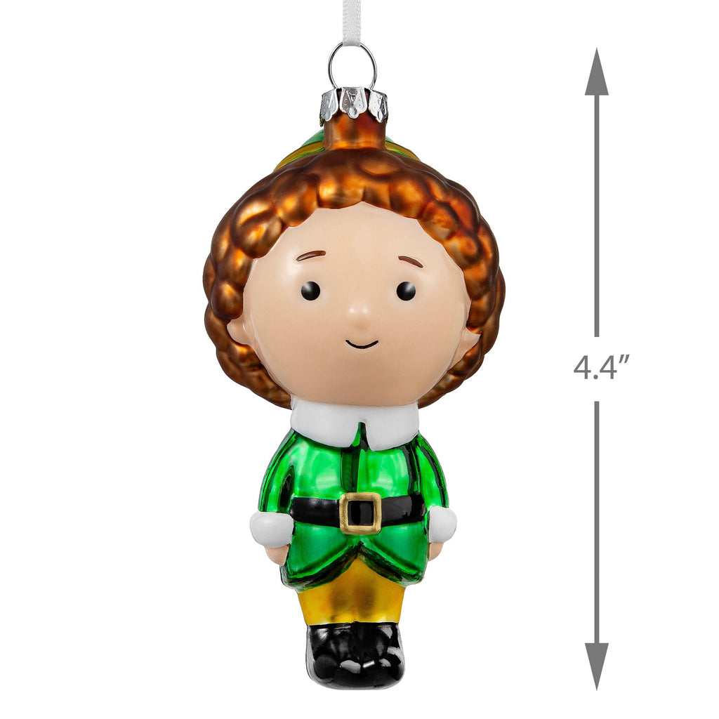 Collectable Elf Glass Christmas Ornament - Buddy The Elf