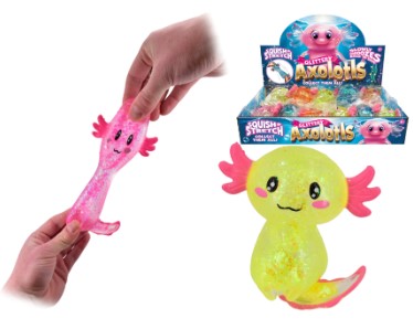 Glitter Axolotl Sugar Maltose Squish Squeezy