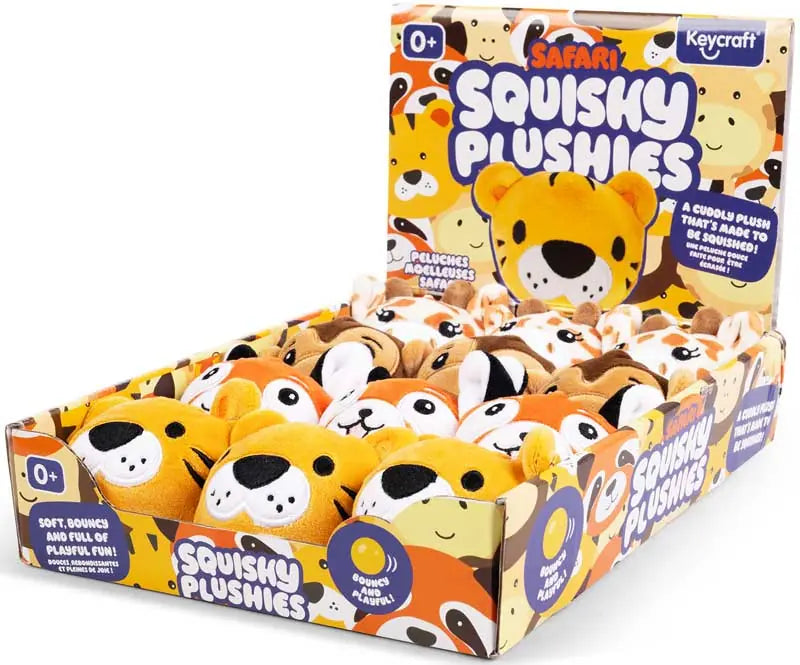Safari Animal Squishy Plushies