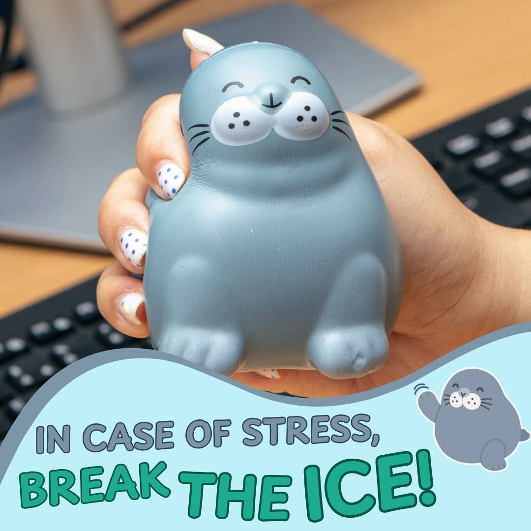 Chonky Seal Toy, Cute Squishy Stress Toy