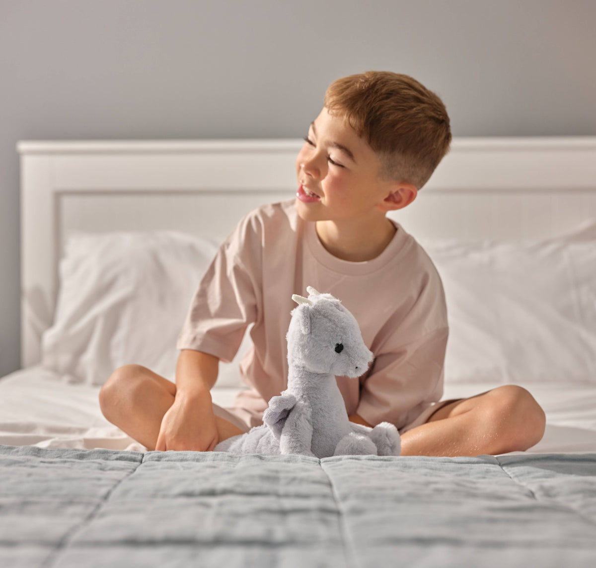 Draco Dragon Cloudy Grey Soft Plush Toy Teddy Bear - *COMING SOON!*